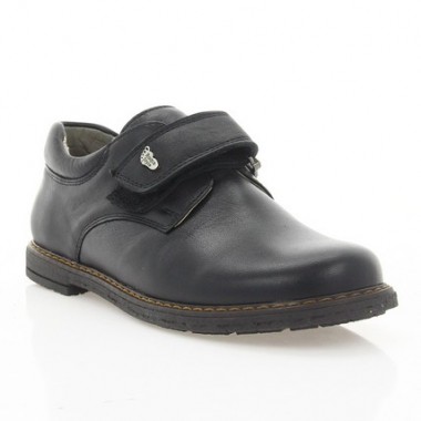 Туфли детские черные, кожа (051/1М чн. Шк) Roma style