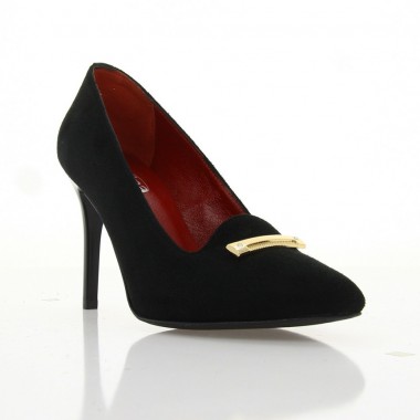 Туфлі жіночі чорні, велюр (2462_2  чн. Вл) Roma style